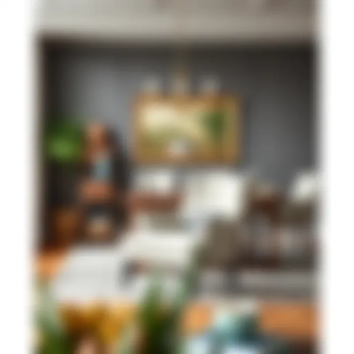 Sophisticated Accent Chair Design Elegant accent chair in a modern dining room