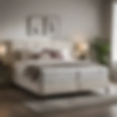 Modern Aesthetics of Twin Bed Box Springs Elegant twin bed box spring design showcasing modern aesthetics.