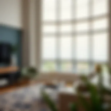 Customizable styles of cellular blinds displayed in a stylish interior