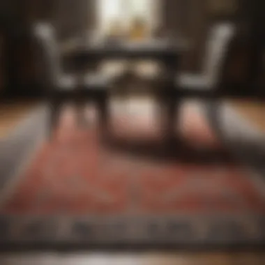 Exploring Various Rug Materials for Dining Room Settings Different rug materials displayed for dining room settings