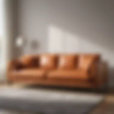 Standard Dimensions of a Three-Seater Sofa Diagram showcasing standard dimensions of a three-seater sofa