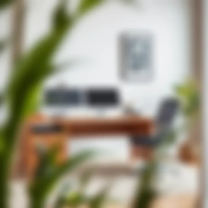 Trendy news desk furniture crafted from sustainable materials