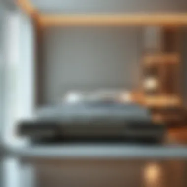 Elegant Bed Design with Under-Storage Elegant bed design with under-storage compartments