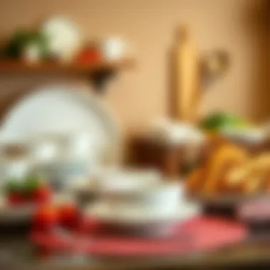 Corelle dishes in various settings, illustrating versatility