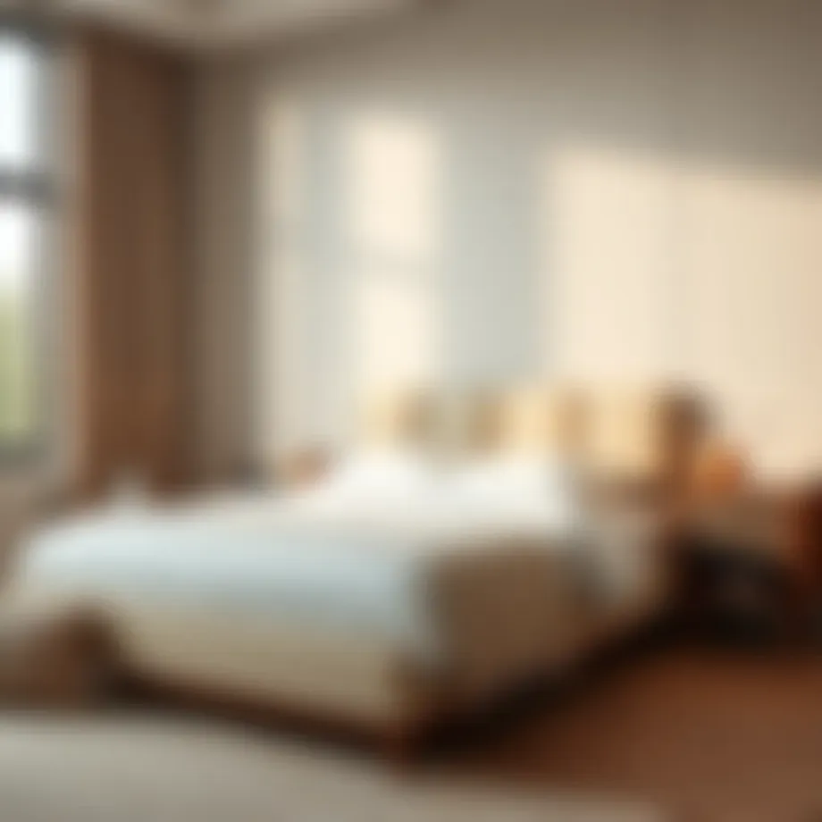 Elegant minimalist bedroom furniture set