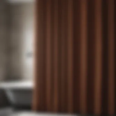 Color Combinations with Brown Shower Curtains Complementary color combinations with brown shower curtains