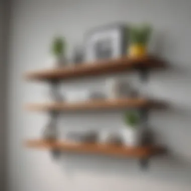 Creative DIY Wall Shelf Projects DIY project inspiration featuring customized wall shelves