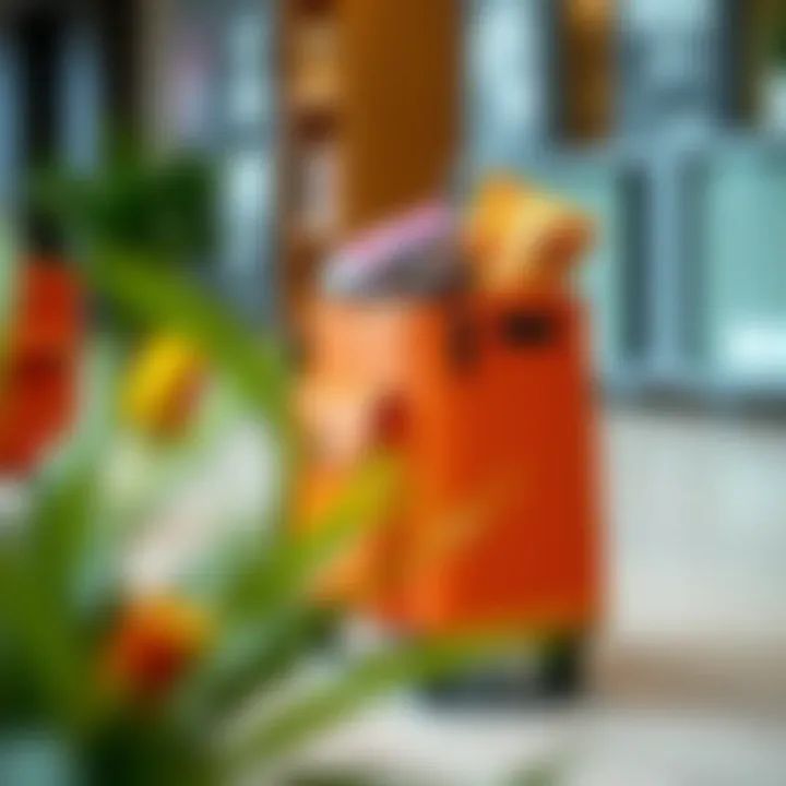 Innovative caddy bag showcasing design and practicality