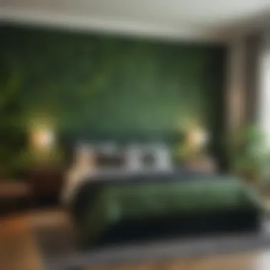 Incorporating Lush Green Foliage into Bedroom Decor Lush green foliage incorporated in bedroom decor