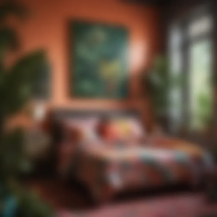 Vibrant color palette inspired by tropical jungles