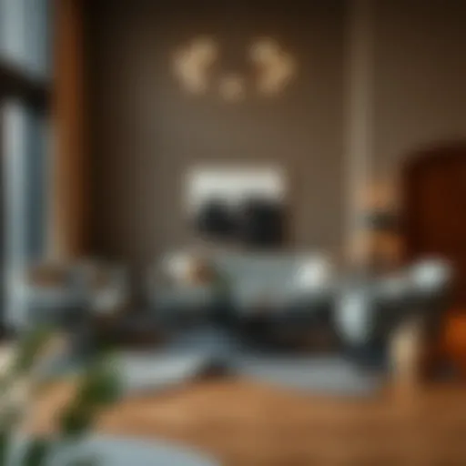 Elegant Kvissle Furniture Arrangement Elegant Kvissle furniture arrangement in a modern living room