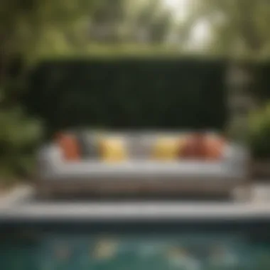 Chic Outdoor Couch Design for Contemporary Spaces Stylish outdoor couch in a modern garden setting