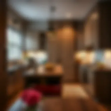 Stylish kitchen featuring various types of prefabricated cabinets