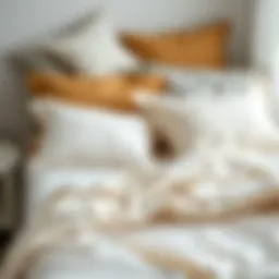 Various types of double bed sheets showcasing different materials and patterns.