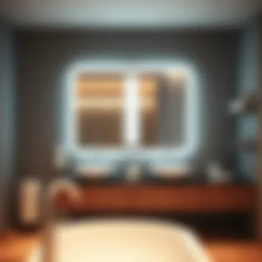 Installation tips for large LED mirrors in modern spaces