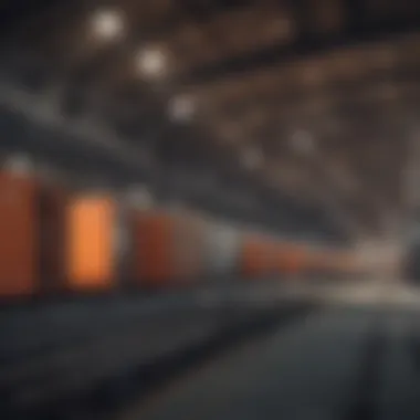 Automation in Rail Storage Systems High-tech rail storage system integrating automation and efficiency