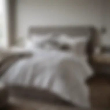 Stylish Duvet Cover Set Elegant duvet cover set in a modern bedroom