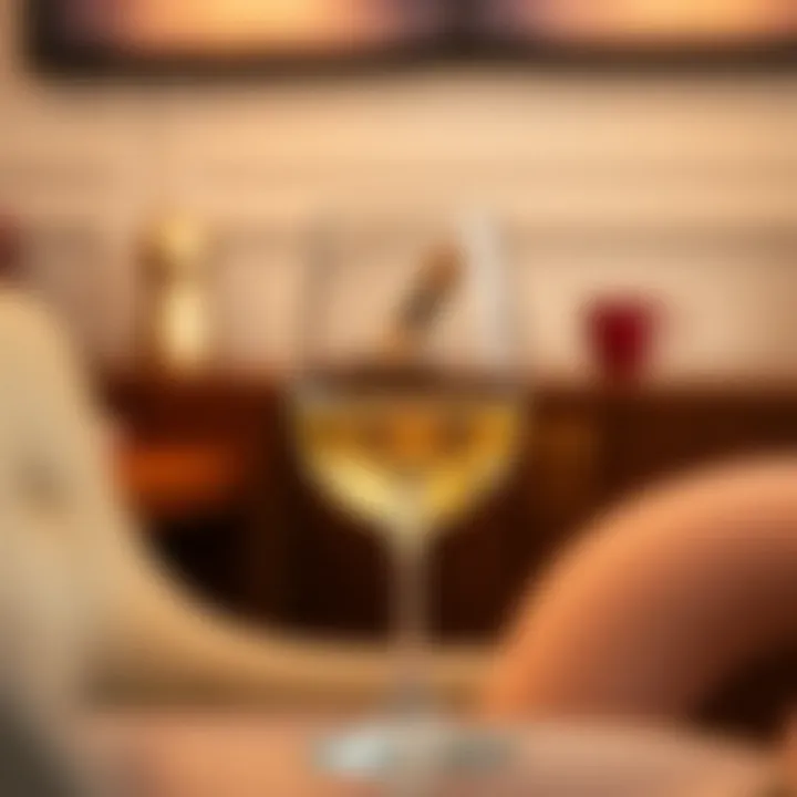 Elegant Design of Three-Ounce Wine Glass Elegant three-ounce wine glass showcasing its refined design