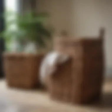 Sustainable Choices: Eco-Friendly Wicker Hampers Eco-friendly wicker hampers promoting sustainability