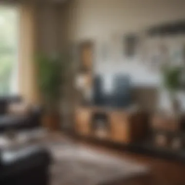 Eclectic Used Furniture in a Cozy Living Room Cozy living room featuring eclectic used furniture
