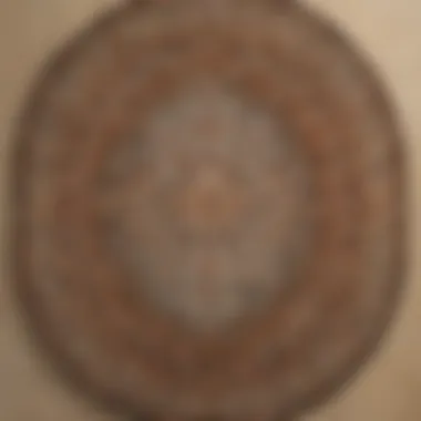 Materials Used in Oval Area Rugs An artistic arrangement of various materials used in oval rugs