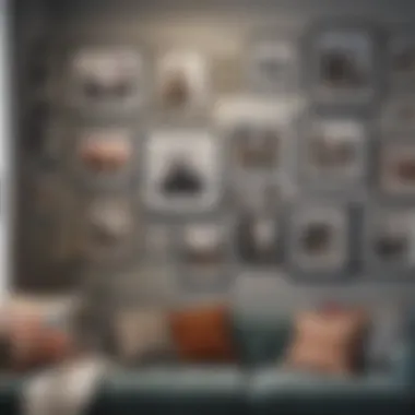 Eclectic Gallery Wall Eclectic gallery wall showcasing diverse art styles