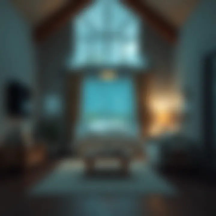 Secure connection illustration for smart home devices