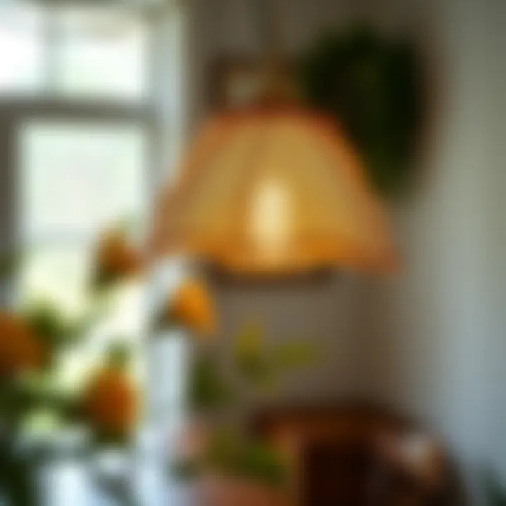 Maintaining the Charm of Farmhouse Light Shades Well-maintained light shade adding charm to a farmhouse