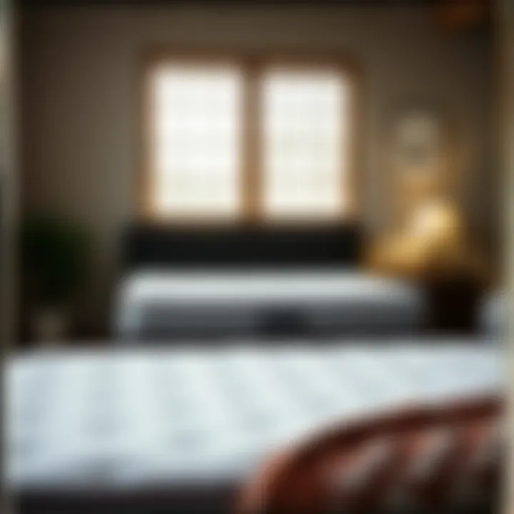 Different firmness levels of mattresses