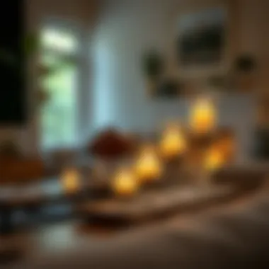 Creating Cozy Ambiance with Flameless Candle Holders Flameless candle holders enhancing a cozy living space