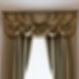 Elegant Drapery with Rings Elegant drapery showcasing ring installation