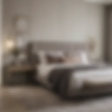 Elegant Pairing in Modern Design Elegant headboard and bench pairing in a modern bedroom