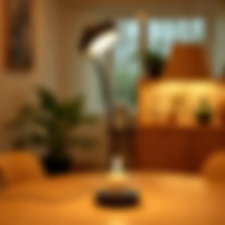 Sustainable materials used in modern LED clamp lamps