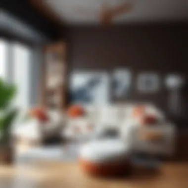 Cozy Tiny Living Room Cozy tiny living room with multifunctional furniture