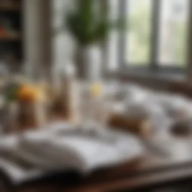 Elevating Dining Aesthetics with Napkin Containers Stylish napkin container enhancing a dining table setting