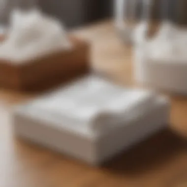 Diverse Materials in Napkin Container Design A variety of napkin container materials displayed together