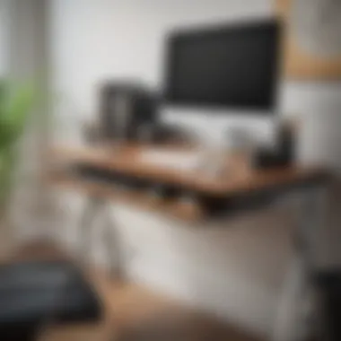 Elevate Your Workspace with Style Elegant design of the Office Depot computer riser enhancing workspace