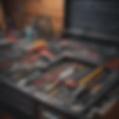 Tool Box Organized with Essential Tools Organized Tool Box with Essential Tools