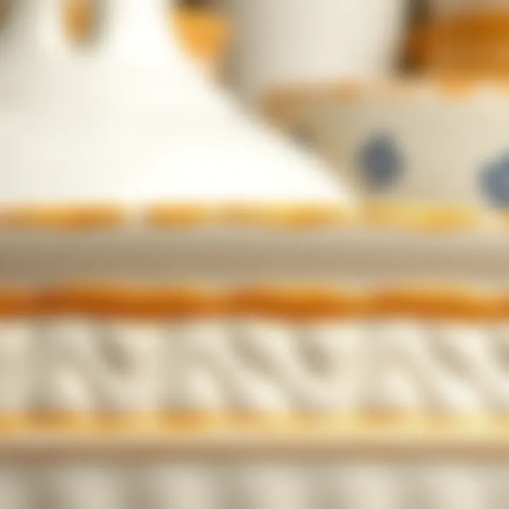 Close-up of Pfaltzgraff Coastal ceramic texture and design