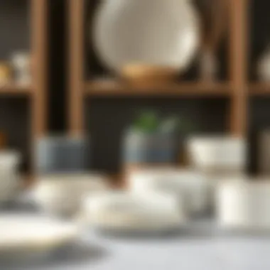 A collection of dishware materials highlighting their unique textures