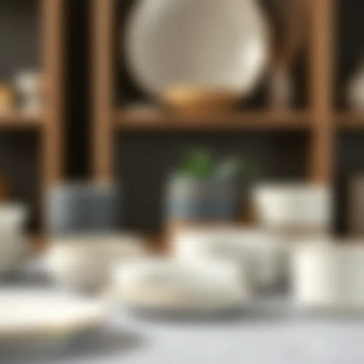 A collection of dishware materials highlighting their unique textures