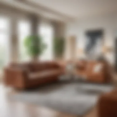 Fostering Connection: The Social Aspect of Seating Stylishly arranged six seat sectional fostering social interaction