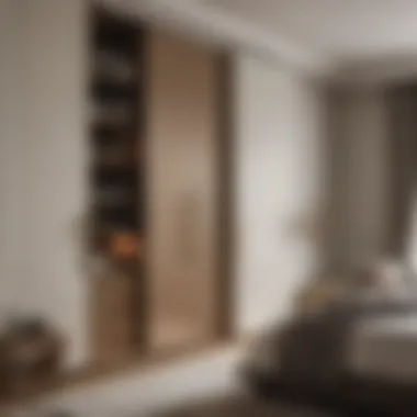 Luxurious Design Integration Luxurious cupboard design blending with bedroom decor