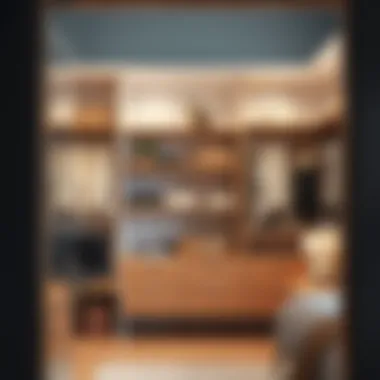 Creative use of open shelves in a wardrobe, blending beauty and utility